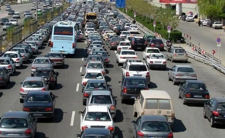 ترافیک سنگین در محورهای شمالی و آزادراه‌های کرج – قزوین و تهران – قم