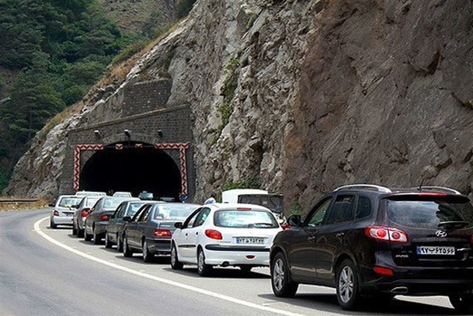 ترافیک سنگین در محور هراز، قزوین کرج تهران، ساوه تهران و قم تهران